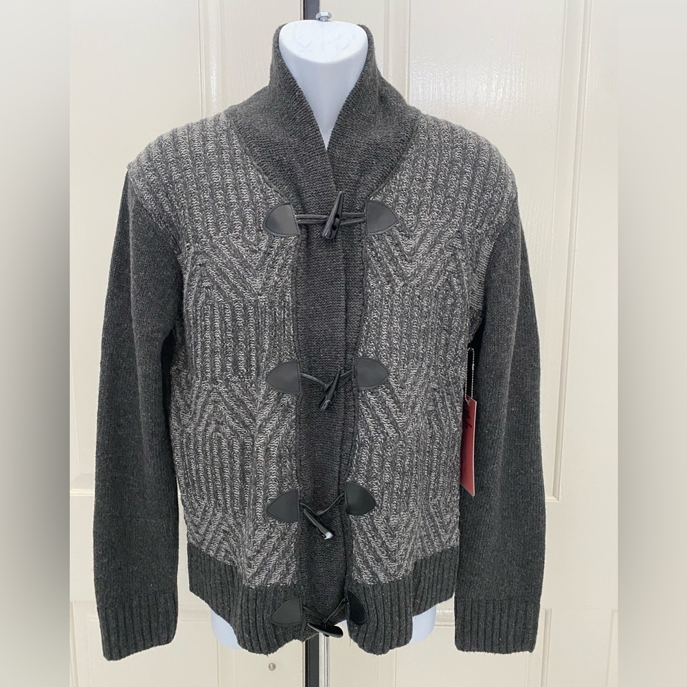 Yoki Gray Cardigan Sweater Sz S